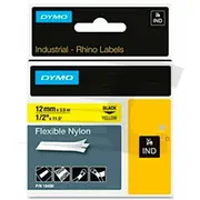 Dymo  Rhino Band Nylon 12Mmx3.5M Black-Gelb 18490 0071701184900 96121010