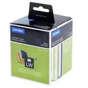 Dymo Labelwriter Original Ordneretiketten breit 59X190Mm, 1 Rolle mit 110 Etiketten Weiß, permanent klebend, S0722480  5411313990196