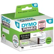 Dymo Lw Durable 19 mm x 64 2X 450 pcs  2112284 3026981122842