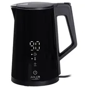 Elektriskais tējkanna Adler Ad 1345B Black  5903887807449 Agdadlcze0107