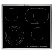 Electrolux Ehf46547Xk Black Iebūvējamā keramiskā plīts ar 4 zonām  7333394020075 Agdelcpgz0219