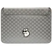 Aizsargvāciņš Karl Lagerfeld Sleeve Klcs14Sakhpcg 14 silver Saffiano Monogram Choupette  Kf001675 3666339170585