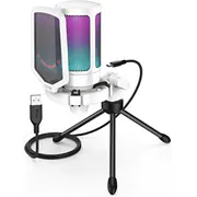 Fifine Ampligame A6V Rgb, White  A6V-White 4752243038239 85181000