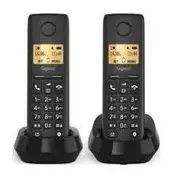 Gigaset bezvadu telefons Basic 100 Duo Black L36852-H3206-D201  4255781905624
