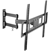 Goobay Tv-Wandhalterung Basic Fullmotion L Black, für 94 - 178Cm 37 70 Fernseher  49745 4040849497452
