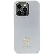 Guess Strass Metal Logo Back Case Aizsargapvalks Priekš Apple iPhone 15 Plus  Guhcp15Mps4Dgps 3666339151157