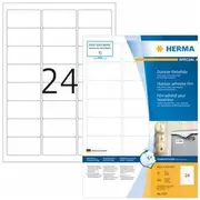 Herma Etik. A4 Outdoor Klebefolie weiß 63,5X33,9Mm  960 St. 9537 4008705095372 39191080