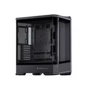 Jonsbo D400 Pc-Gehäuse, Midi Tower, Atx, Tempered Glass - Black  Gejb-171 6970620554884