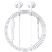 Joyroom Earphone Wired In-Ear Headphones with Remote and Microphone, 3.5Mm Jack, White Eu Jr-Ew01  Jr-Ew01-Wht 6956116769833