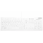 Klaviatūra Cherry Keyboard Ak-C8112 Medicīniskā vadu hermētiskā De white Ip68 kabelgebunden, vollversiegelt,  Ak-C8112-Us-W/De 7061112753645