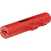 Knipex universāls vadu un kabeļu izolācijas noņēmējs 16 80 125 Sb Red, ar atvēršanas atsperi bloķēšanas aizbīdni  4003773040828