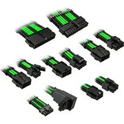 Kolink Core Pro Braided Cable Extension Kit 12V-2X6 Type 1 - Venom Green  Zuad-1505 5999094005778 Corepro-Ek-12Vt1-Grn