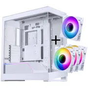 Korpuss Phanteks Nv-Serie Nv5 Mk2 Drgb White  4 ventilatori Gabu-515