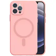 Mocco Magsilicone Soft Back Case Aizmugurējais Silikona Apvalks Priekš Apple iPhone 12 Pro Rozā  Mo-Magsi-Bc-Iph12Pro-Pi 4752168108482