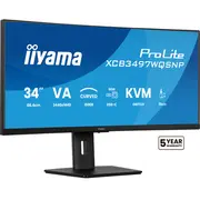 iiyama Prolite Xcb3497Wqsnp-B1 34 Zoll Uwqhd Curved Va Led 219 120 Hz Office Monitor  4948570125142