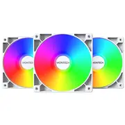 Montech Gf120 Pwm Argb Lüfter, 3Er Pack - 120Mm, weiß  Lumt-021 4710562747393 W 3 In 1