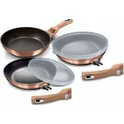 Berlinger Haus pannas komplekts 20, 24, 28 cm 5 gab.  Bh-7054 5999108428319