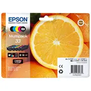 Patrone Epson 33 5Er-Pack black  color T3337 C13T33374011 8715946645278 84439990