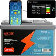 Qoltec Litija-Dzelzs-Fosfāta akumulators Bms Lifepo4 ar Lcd/Bluetooth 12.8V 70Ah  Lxlfp70 5902270793598