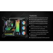 Raijintek Antila Pure R100B Reservoir, 172,5Mm, Argb - black  Waau-642 4715109923476 0R40B00220
