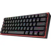 Redragon K616 Fizz Pro tastatūra ar Red slēdžiem Black  K616Rgb-Pro black 6950376706669 Kl-G-Rdrg-079