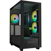 Sharkoon Rebel C60 Rgb  Black, Tempered Glass 4044951040032