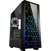 Sharkoon Gehäuse Rgb  Lit 100 Atx 1Xglas Black 4044951028153 84733080
