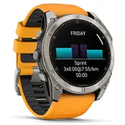 Viedpulkstenis Fenix 8 Sapphire/Orange 010-02905-11 Garmin  753759338176