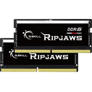 G.skill So-Dimm 64 Gb Ddr5-4800 2X 32 Dual-Kit Black, F5-4800S4039A32Gx2-Rs, Ripjaws  F5-4800S4039A32Gx2-Rs 4713294232427