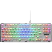 Spēļu tastatūra Sharkoon Crystal Shark White De  4044951040131