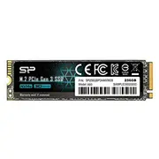 Ssd disks Silicon Power P34A60 256Gb M.2 2280 Pci-E x4 Gen3 Nvme Sp256Gbp34A60M28  4713436129639