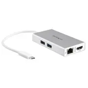 Stacija/Replikators Startech Multiport adapteris Usb-C Dkt30Chpdw  065030871037
