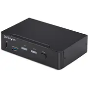 Startech P2Ad122-Kvm-Switch Kvm pārslēdzējs Black  0065030906548