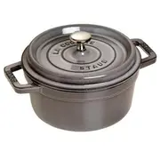 Staub Apaļs čuguna katls - Graphite, 2.2 ltr  40509-304-0 3272341020185
