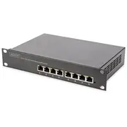 Digitus Switch 8-Port  Gigabit 10 80W Poe Managed Black Dn-95331 4016032464365 85176200