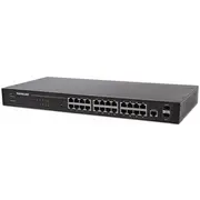 Slēdzis Intellinet Network Solutions Giga 24X Rj45  2X Sfp Web-Smart Vlan Qos Rack 560917 0766623560917