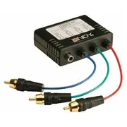 Sistēmas Av signāla pārraides pagarinātājs, pārveidotājs Component 3 x Rca  Coaxial 1 - Rj-45 32525 Lindy 4002888325257