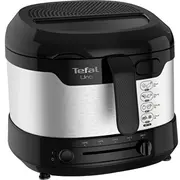 Tefal Ff215D  Fritteuse Uno M 1.600W, 1Kg Edelstahl/Black 3045386381807
