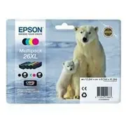 Tintes Epson tintes C13T26364010 nr 26Xl Cyan, yellow, magenta, black  3781946388588