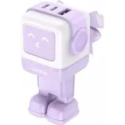 Ugreen Nexode Rg Gan lādētājs, 2X Usb-C  Usb, 65W Purple 35291 6941876232918 20865835713