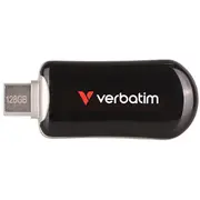 Zibatmiņa Verbatim  Stick 128Gb Plectra Black Usb-C Flash Drive 30225 0023942302254