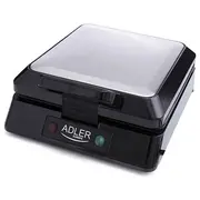 Adler Ad 3036 waffle iron 4 waffles Black,Grey 1500 W  5902934830041 Agdadlopk0015