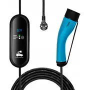 Lādētājs Akyga elektriskajiem automobiļiem Ak-Ec-19 Type2 Lcd 1-Fāzes 16A 3.8Kw 5M  5901720139450