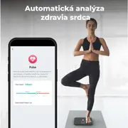Aeno Smart personāla svari Abs0002S, līdz 180Kg, Ķmi, Sirdsdarbība, 15 indeksi, Bluetooth, Lietotne, Speciāls stikls, krāsains displejs  Abs0002S 5291485013035