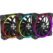Alpenföhn 120Mm Wing Boost 3 Argb High Speed Pwm Fans, Triple - Black  Lual-040 4250280386714 84000000163