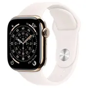 Apple Watch Series 11 Gps  Cellular 42Mm Gold titāna korpuss ar Light Blush sporta siksniņu - M/L Mf8X4Et/A 195950472295