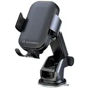 Auto turētājs Wozinsky  Wumid Car Dashboard Phone Holder with 15W Inductive Charger - Black 5907769308857
