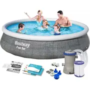 Bestway piepūšamais baseins 396X84 cm 1W1 Intex 24H dobrebaseny  57376 6942138968323