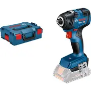 Bosch Powertools Akku-Schlagschrauber Gdr 18V-200 Professional solo, 18Volt Blau/Black, ohne Akku und Ladegerät, L-Boxx  06019J2106 4059952596662