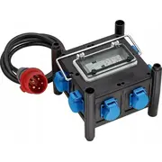 Brennenstuhl 2M 7X āra kontaktligzda Black Blue 1153690600  4007123662326